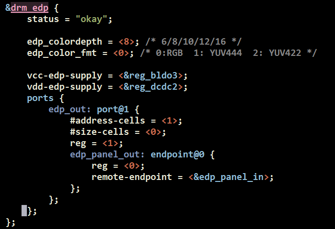 edp node_dts