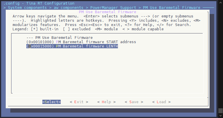 RTOS 配置