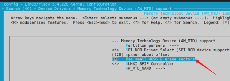 kernel 4K 擦除块